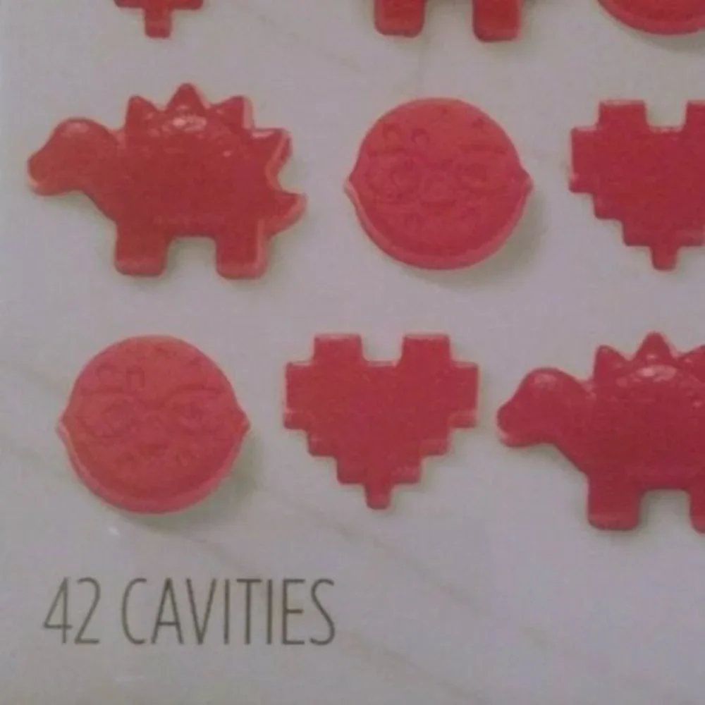 2/$20 Wilton RO Silicone Candy Mold Nerdy Nummies Rosanna Pansino 42 Cavities